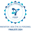 Logo Prix de l&rsquo;innovation Bien-etre du personnel finaliste 2024